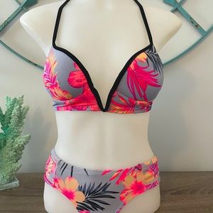 Victoria’s Secret Pink Floral Bikini XS
